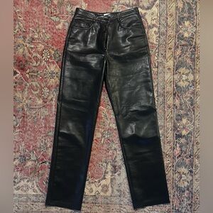 ARITZIA Wilfred Vegan Leather Pants (‘The Melina’)